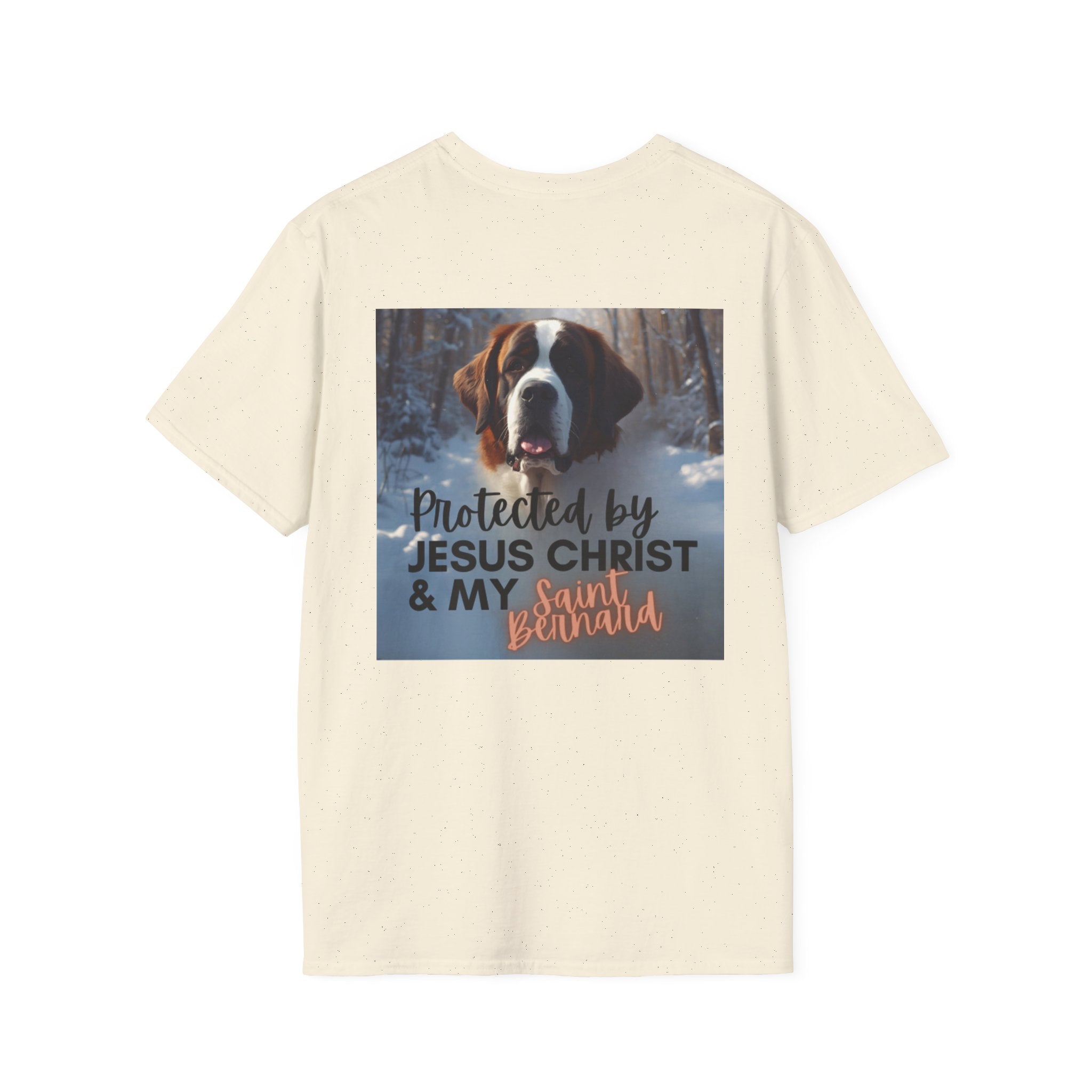 Protected by Jesus Christ & My Saint Bernard T-Shirt