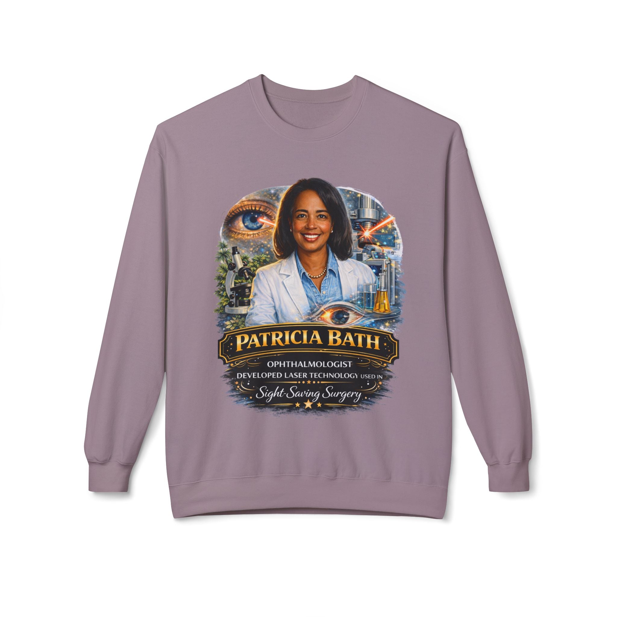 Patricia Bath Ophthalmologist Tribute Crewneck Sweatshirt