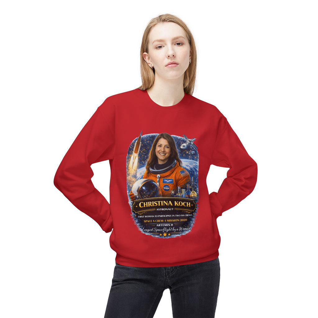 Christina Koch Astronaut Sweatshirt Scientist Tribute Pullover