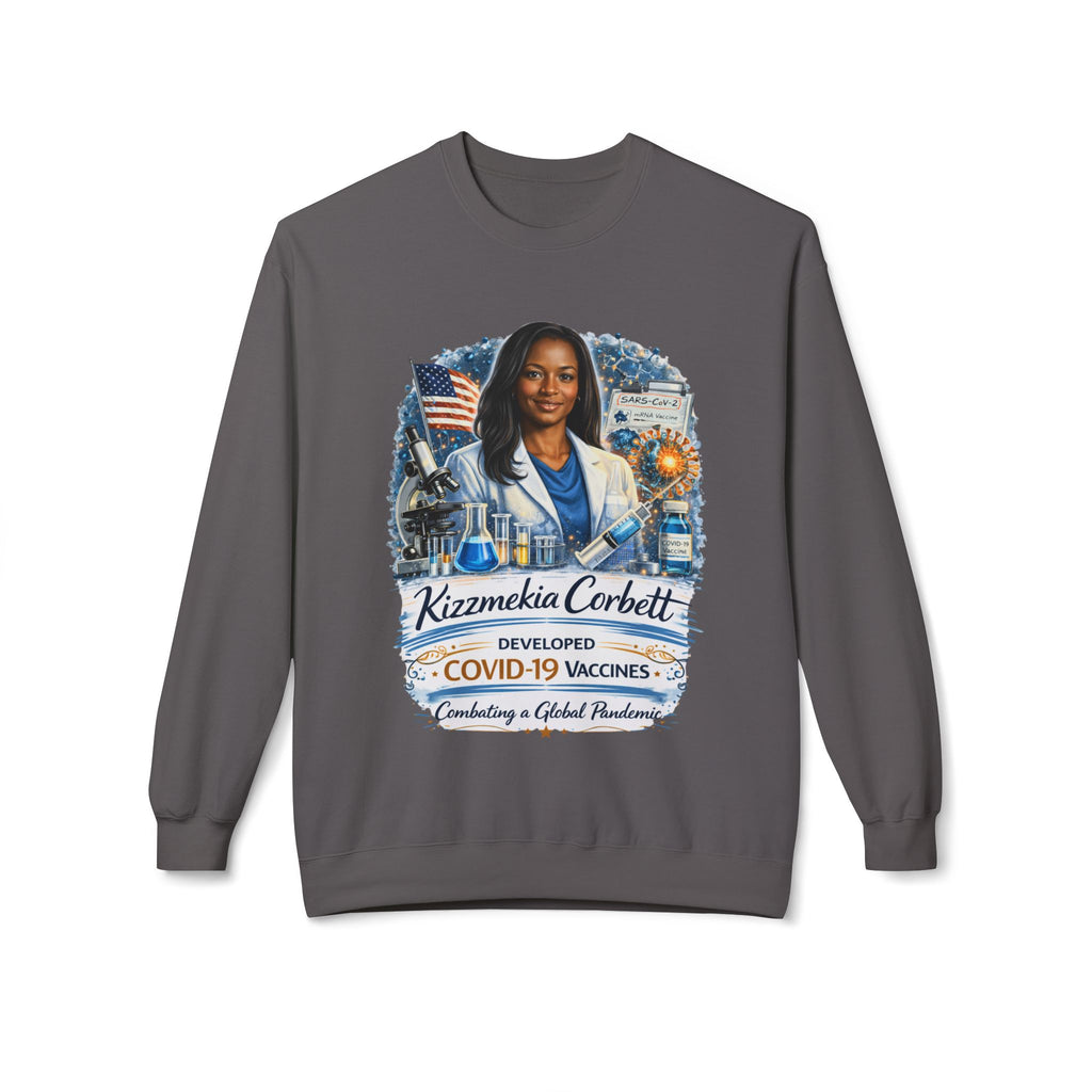Kizzmekia Corbett Immunologist Tribute Crewneck Sweatshirt
