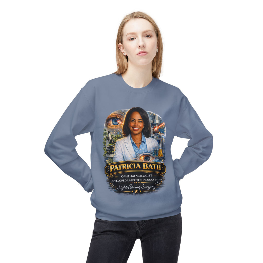 Patricia Bath Ophthalmologist Tribute Crewneck Sweatshirt