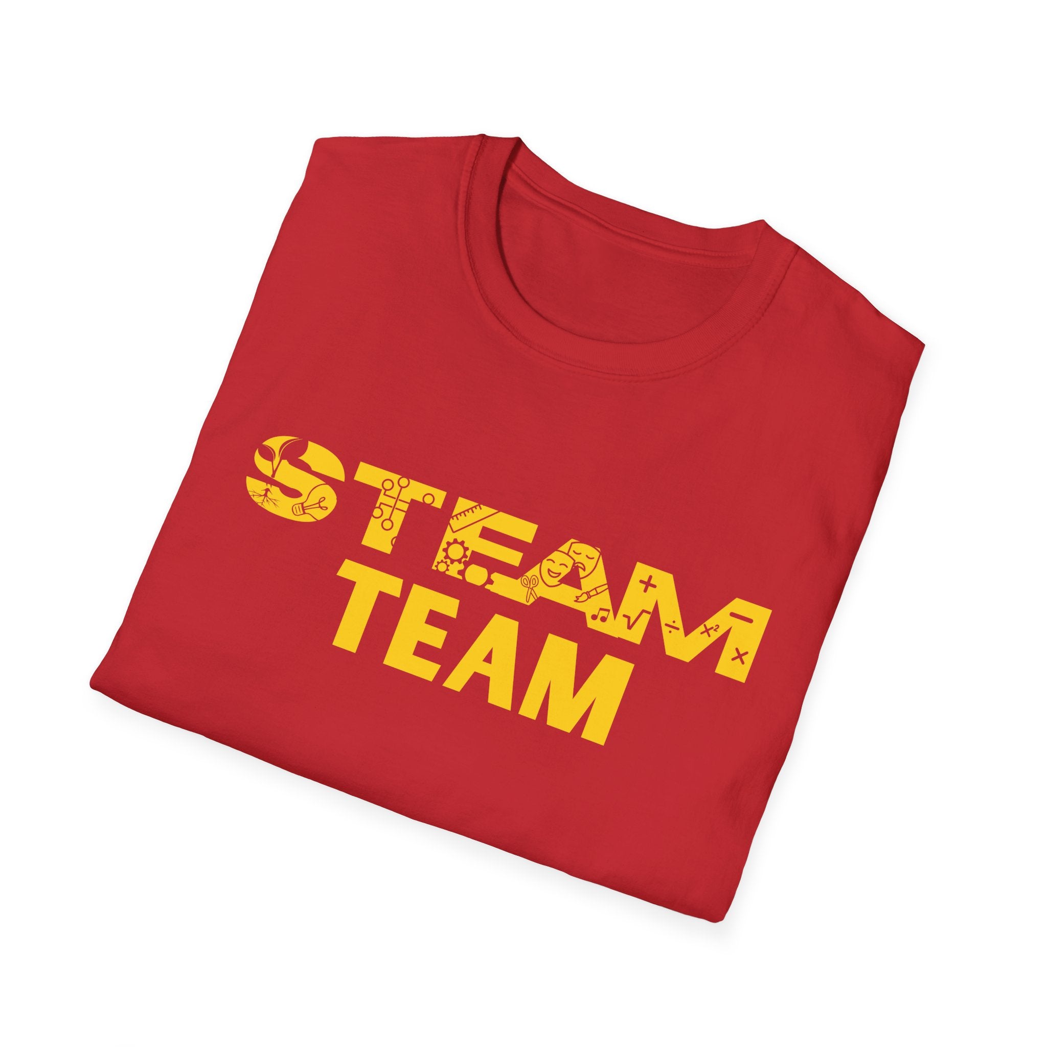 STEAM Team T-Shirt | Science Engineering Math Art Tech Tee