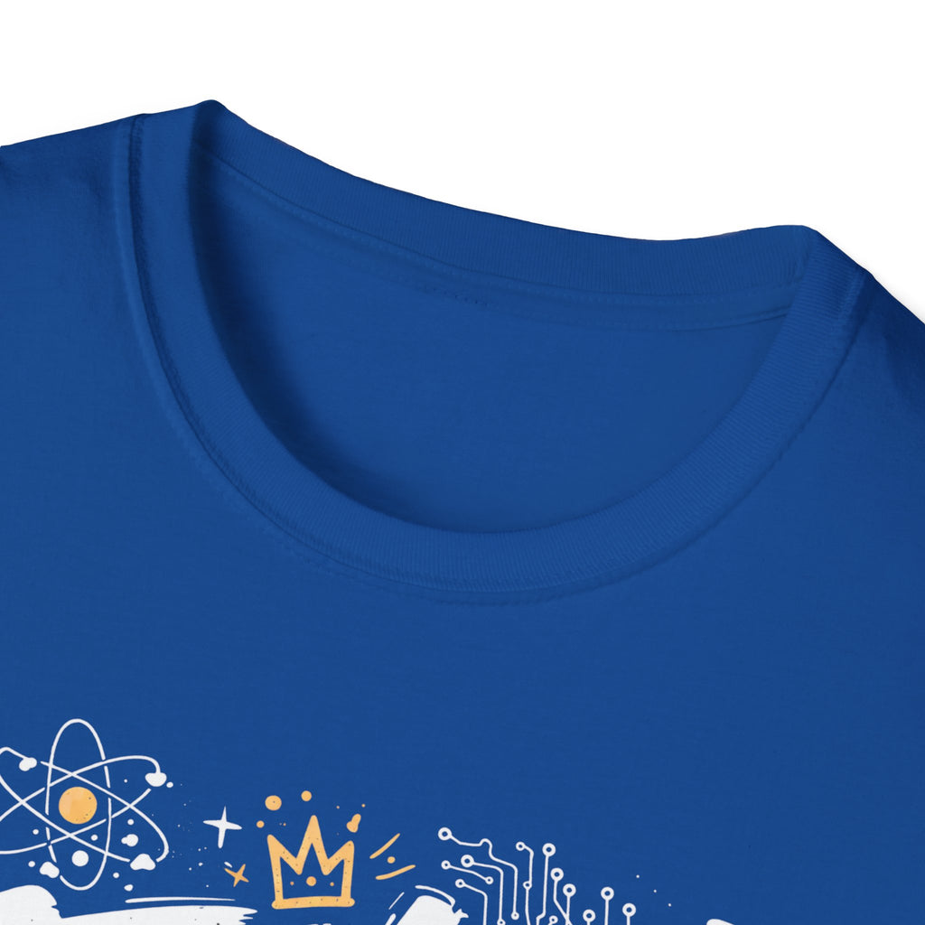 Adult STEMinist Graffiti T-Shirt — Feminist Science Design for Women in STEM