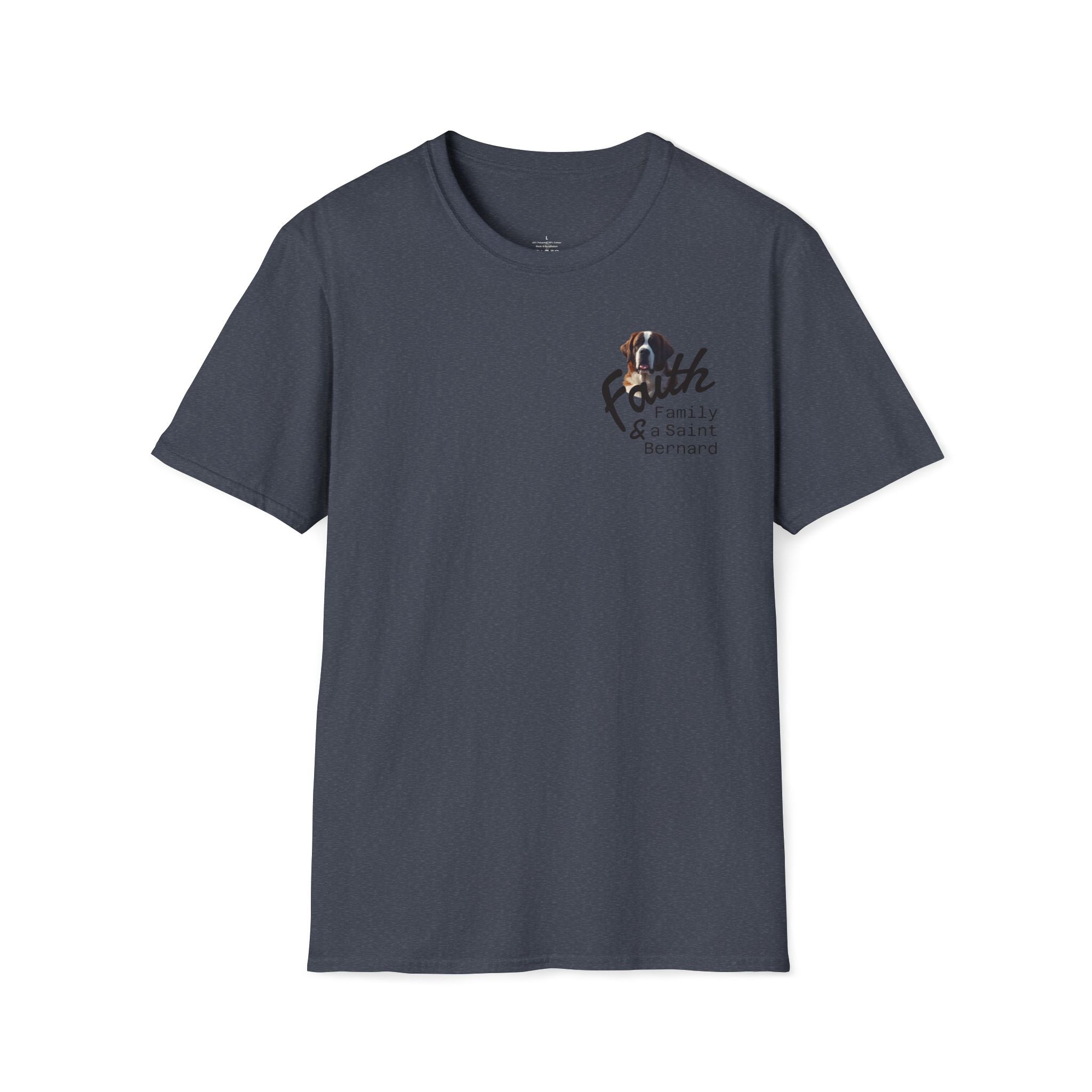 Faith Family and A Saint Bernard T-Shirt | Dog Necessities Life