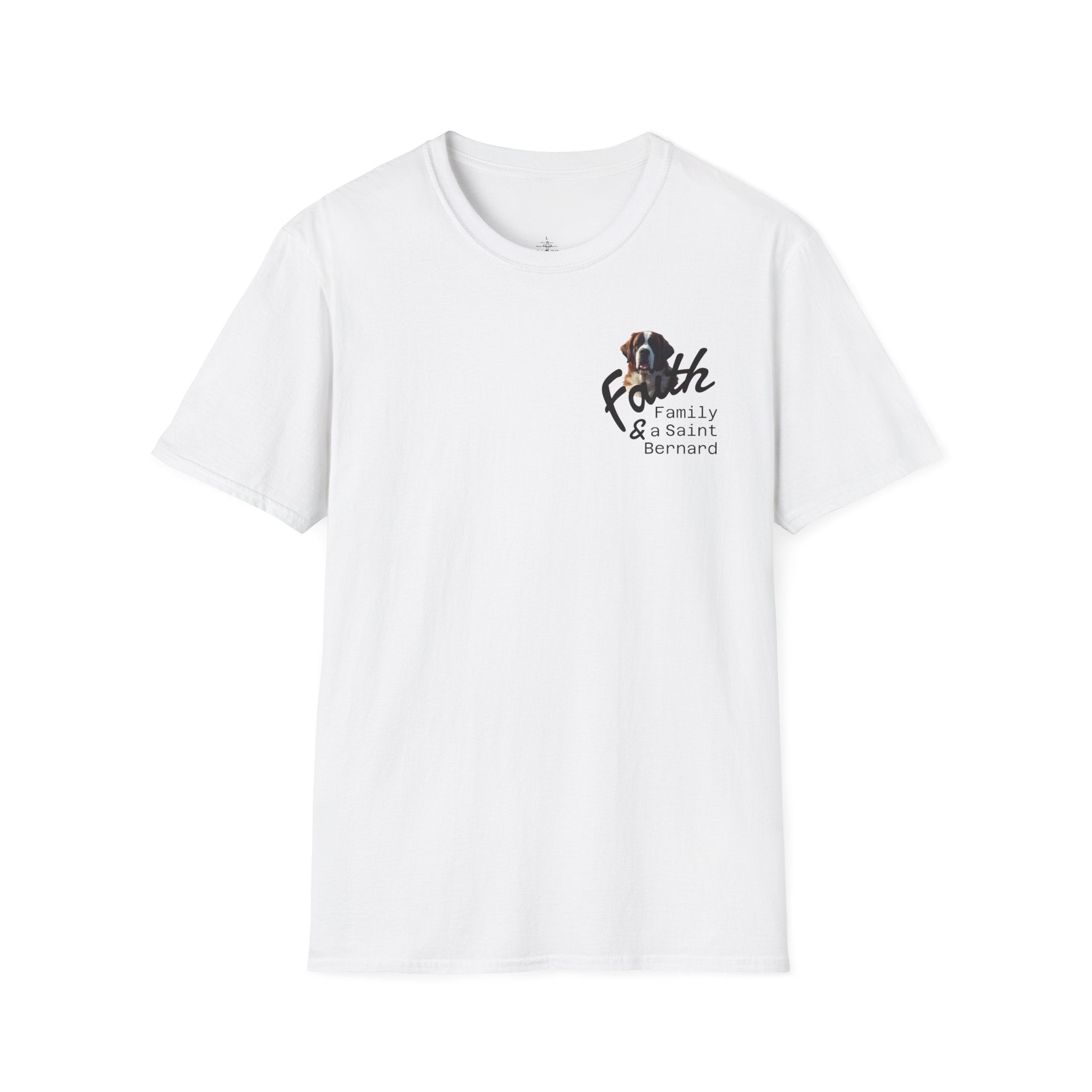 Faith Family and A Saint Bernard T-Shirt | Dog Necessities Life