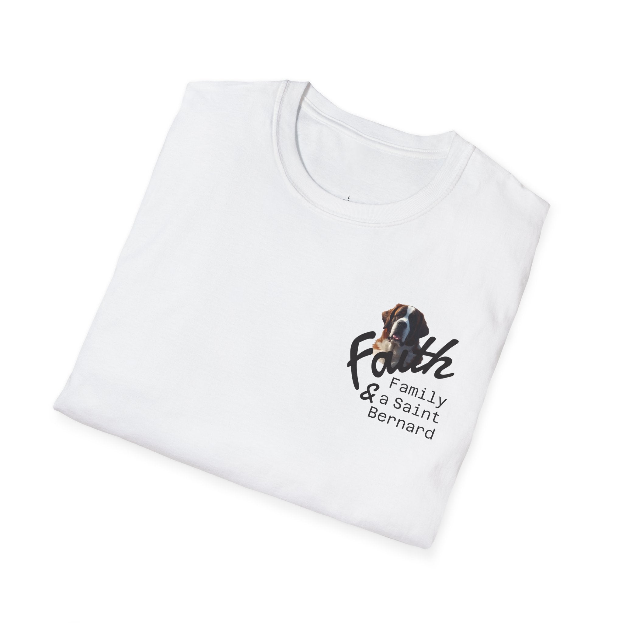 Faith Family and A Saint Bernard T-Shirt | Dog Necessities Life