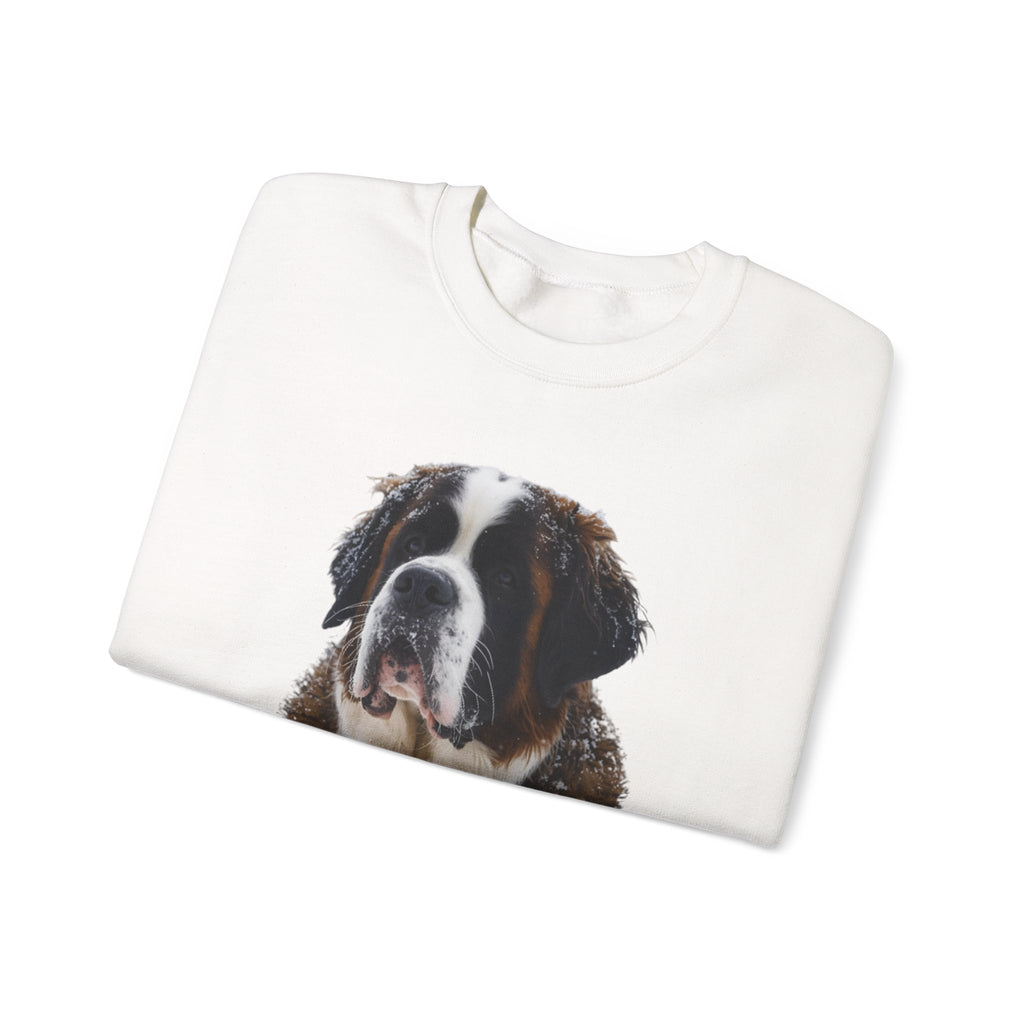 Saint Bernard Season Sweatshirt – Cute Dog Lover Crewneck