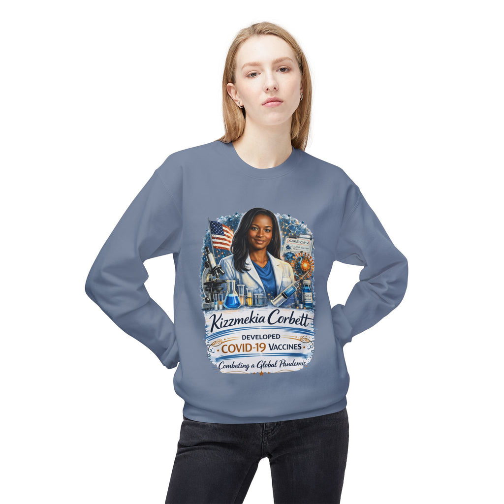 Kizzmekia Corbett Immunologist Tribute Crewneck Sweatshirt