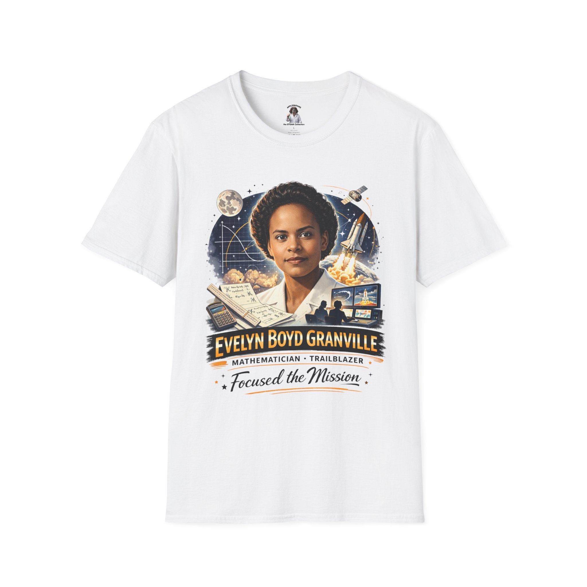 Evelyn Boyd Granville Tribute T-Shirt — Mathematician & Trailblazer “Focused the Mission”