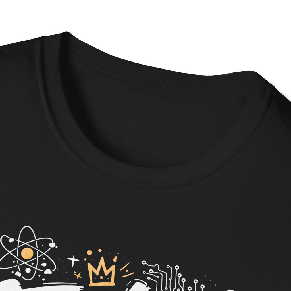 Adult STEMinist Graffiti T-Shirt — Feminist Science Design for Women in STEM