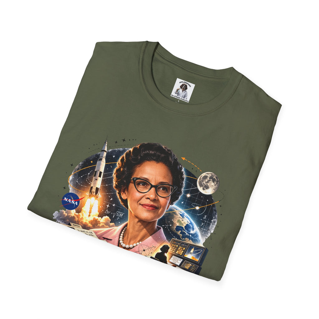 Katherine Johnson Tribute T-Shirt — Celebrating ‘Calculated the Path to the Moon’ NASA Math Pioneer