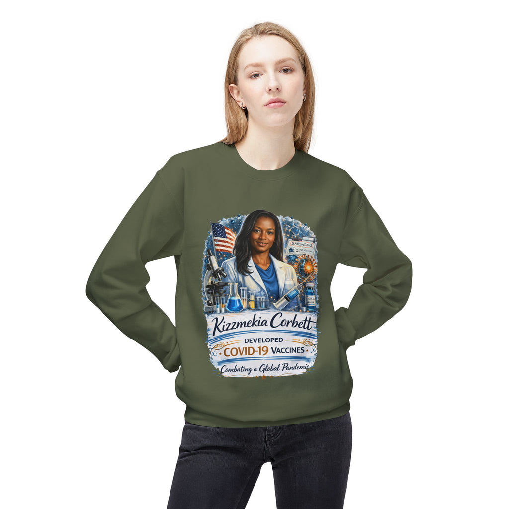 Kizzmekia Corbett Immunologist Tribute Crewneck Sweatshirt