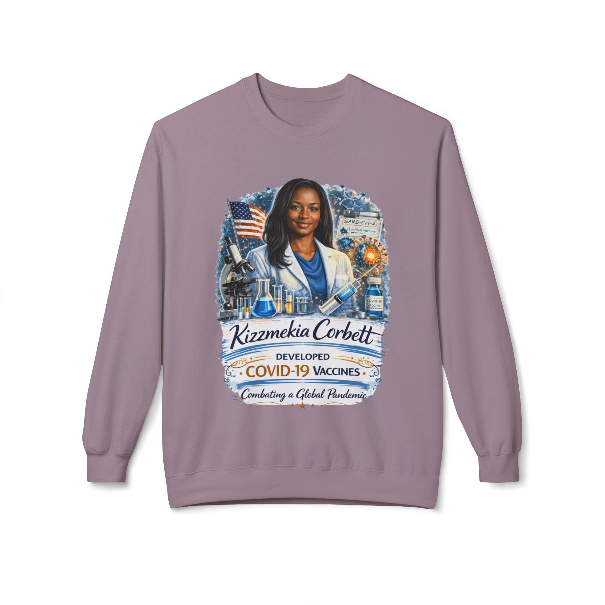 Kizzmekia Corbett Immunologist Tribute Crewneck Sweatshirt