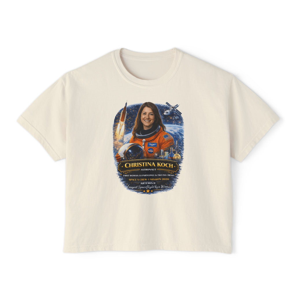 Christina Koch Tribute Women's Boxy Graphic Tee