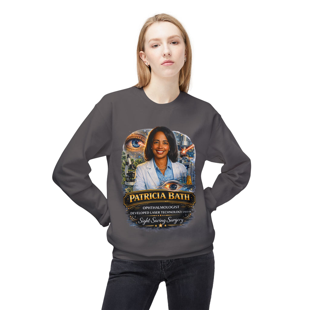 Patricia Bath Ophthalmologist Tribute Crewneck Sweatshirt