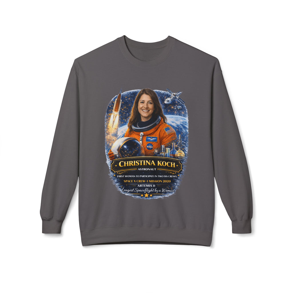 Christina Koch Astronaut Sweatshirt Scientist Tribute Pullover