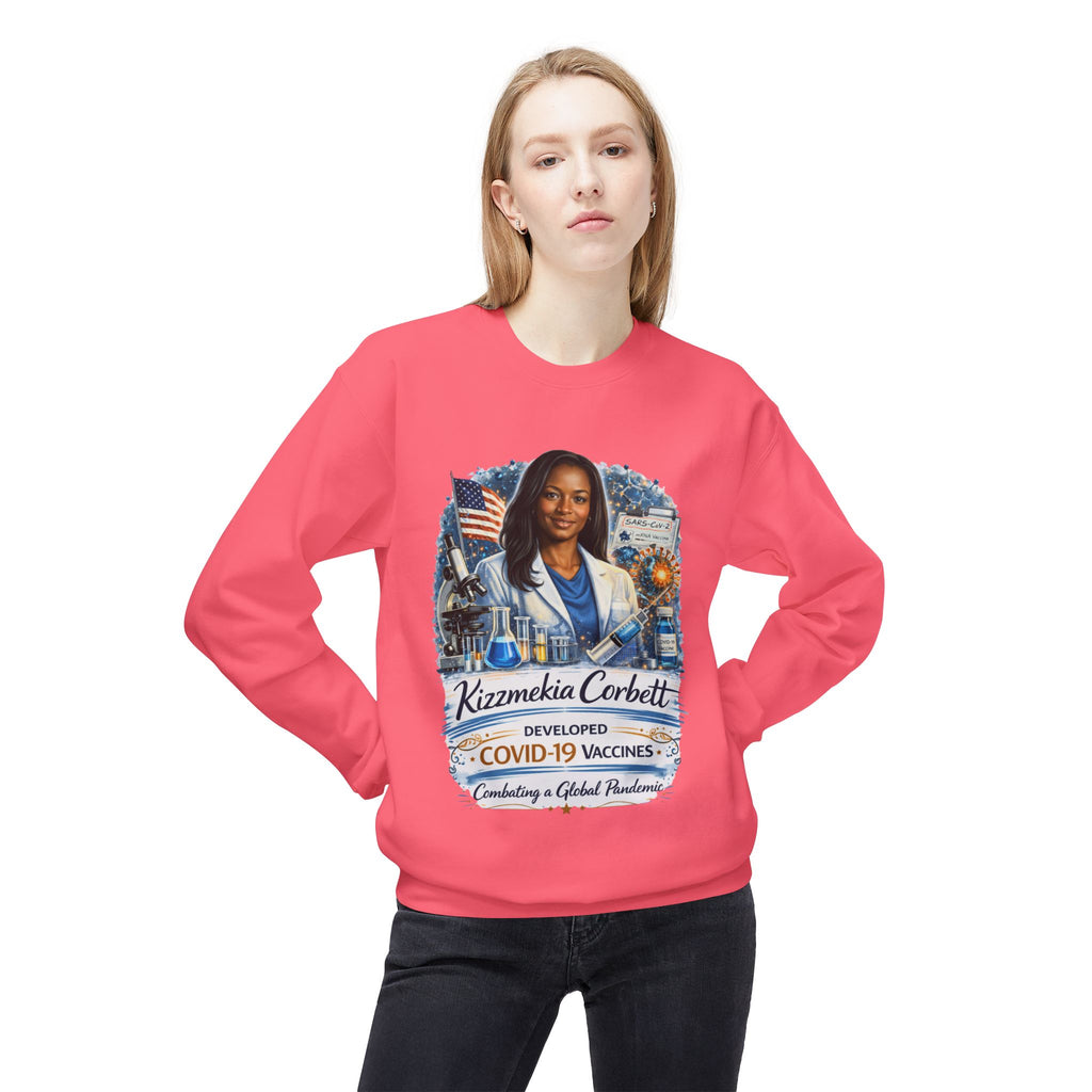 Kizzmekia Corbett Immunologist Tribute Crewneck Sweatshirt