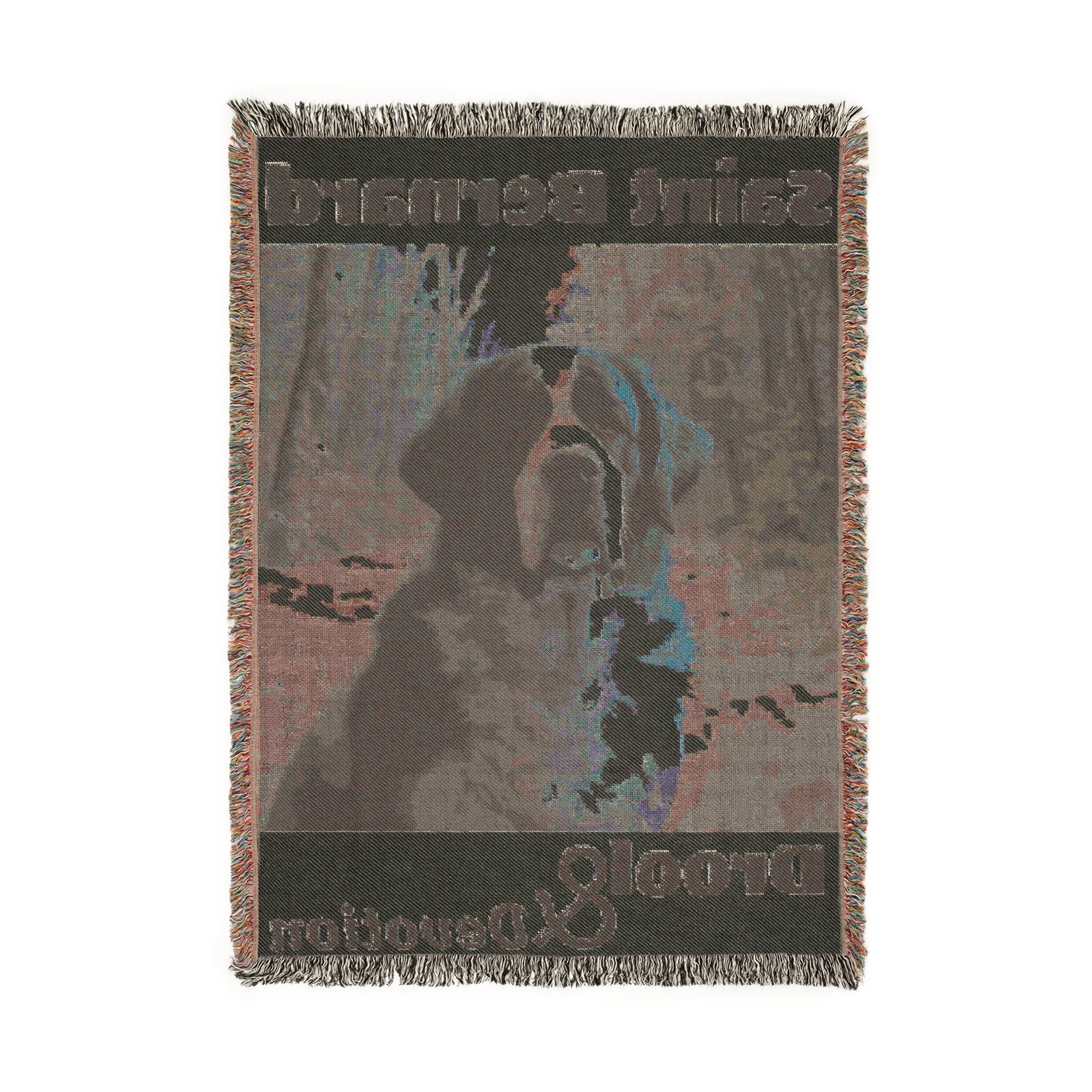 Saint Bernard Dog Woven Blanket | Drool & Devotion tapestry throw