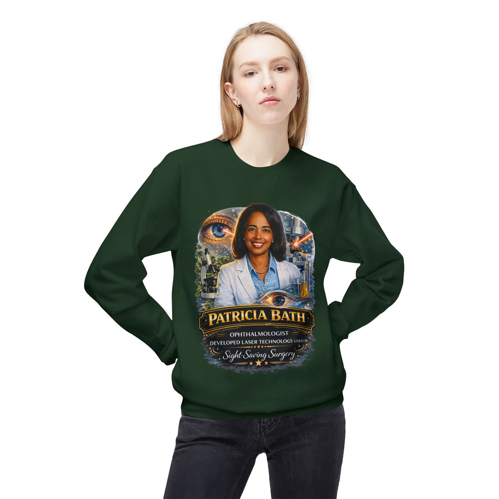 Patricia Bath Ophthalmologist Tribute Crewneck Sweatshirt